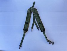 USGI Military LC-2 Suspenders Individual Equipment OD Green NSN 8465-00-001-6471