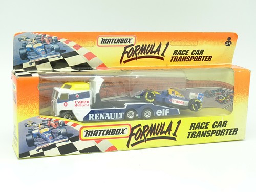 Matchbox 1/64 - Camion F1 Gara Car Transporter Williams Renault - Foto 1 di 2