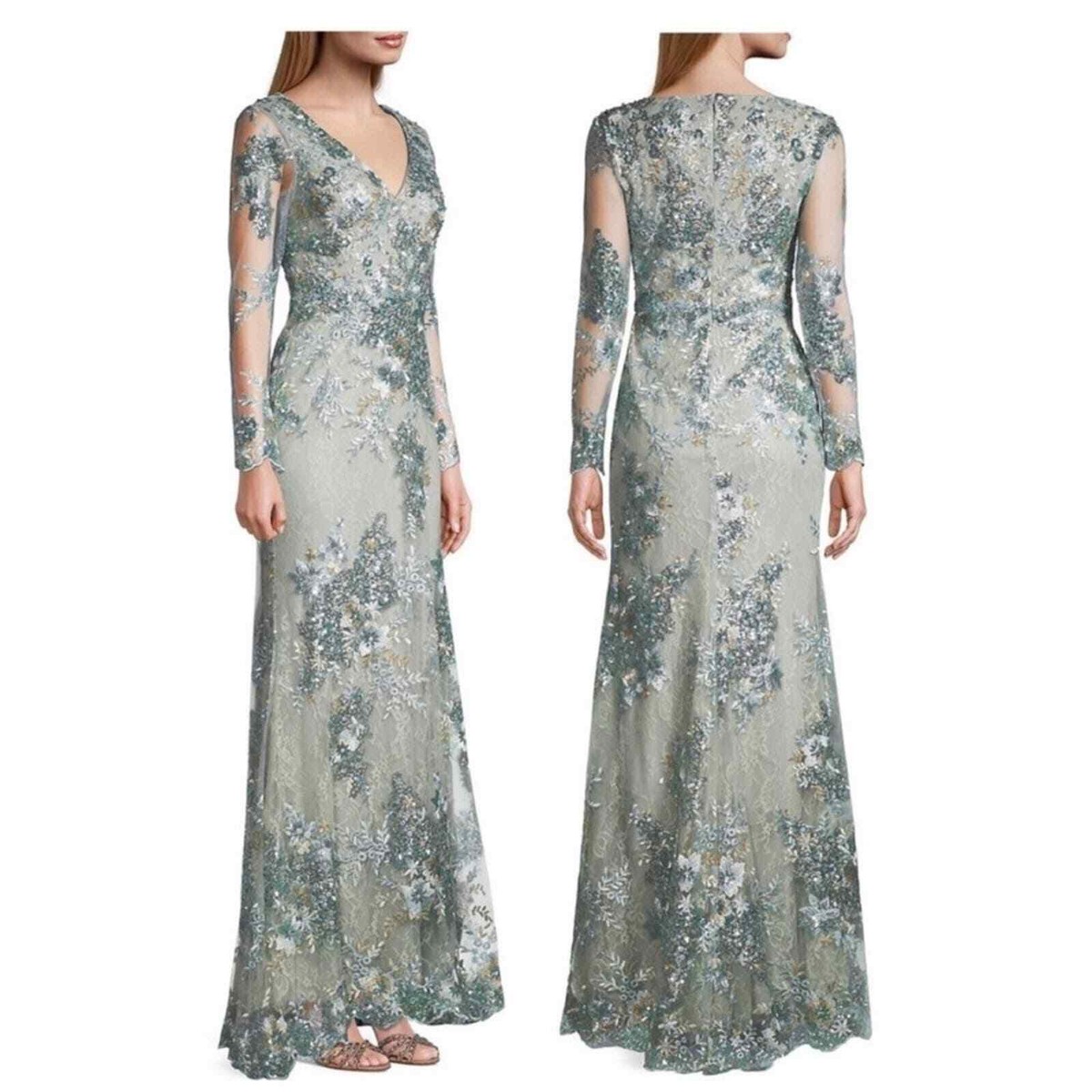 white lace long sleeve maxi dress White Lace Long Sleeve Maxi Dress – shopaleena main image 1