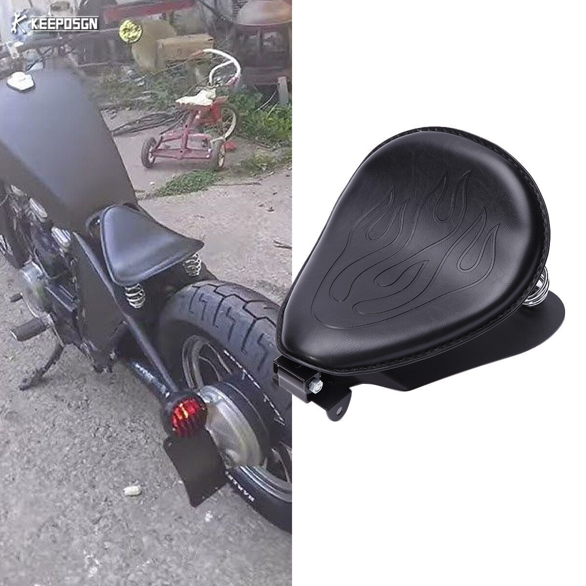 HONDA Ｖ－ＴＷＩＮ　ＭＡＧＮＡ シート Driver Seat Solo Seat w/ Spring Base For Honda Magna 750 200