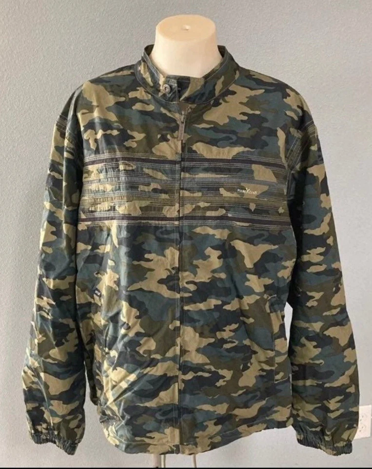 全新 Marc Ecko 军队绿色轻便夹克 尺寸 XL — 第 2/2 张图片