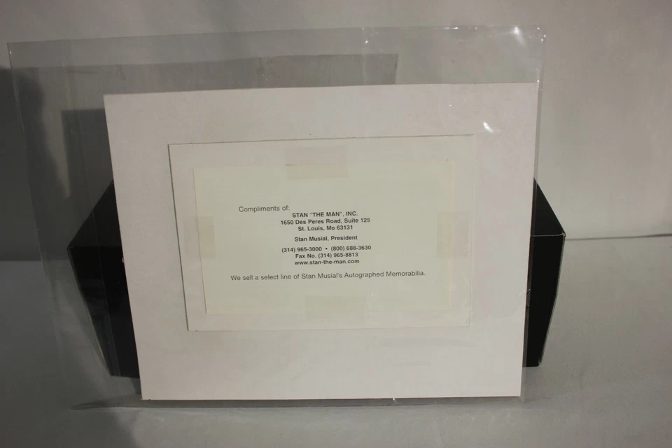 Stan Musial - St. Louis кардиналов с автографом Stan "The Man" музыкальная открытка - Изображение 4 из 4