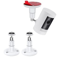 2 Pack Adjustable Ceiling Wall Mount Kit For Plugin Ring Hd Security Camera stic