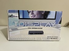 TDisplay Laptop Docking Station, 15in1 Triple Display Adapter for MacBook,etc..
