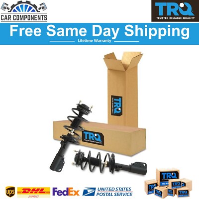 Spring Driver Side Handle Car TRQ Strut & Spring Front Driver & Passenger Side Assembly Set 2013-17 ...