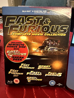 Fast & Furious 1-6 Complete Movie Collection [7 Discs]