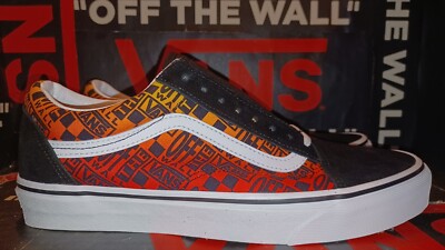 Vans Men's 10.5 Old Skool Logo Flame - VN0A4U3B2N5