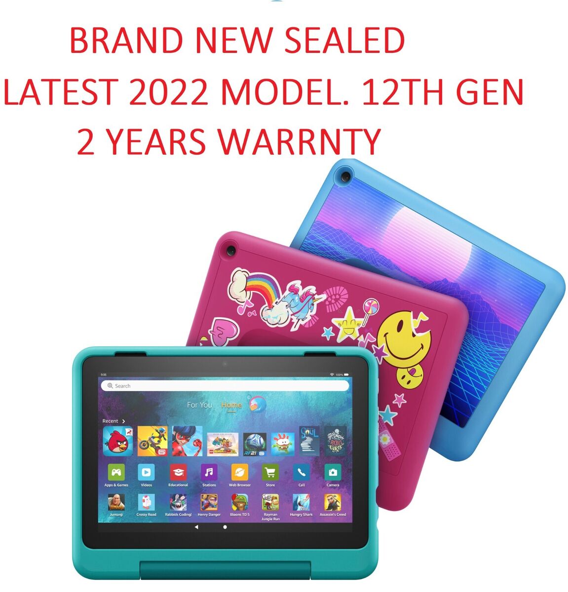 Tablet  Fire HD 8 12TH Gen (2022) 32GB/2GB Ram de 8 2MP/2MP