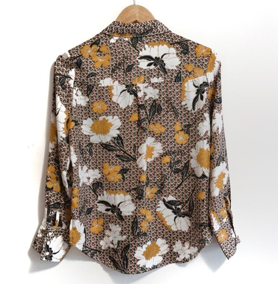 Zara Button Down Collared Long Sleeve Lightweight… - image 2