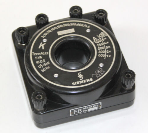 Transformador de corriente Siemens medición CA 8 rangos: 3 a 600 A precisión clase 0,2! - Imagen 1 de 3