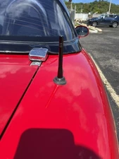 4 inch " Short Black Aluminum Antenna Mast AM/FM for MAZDA MIATA 1990-2000 New