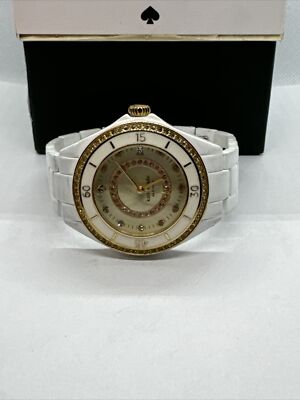 Kate Spade New York 0690 Women White Band Analog Dial Quartz  display picture 2