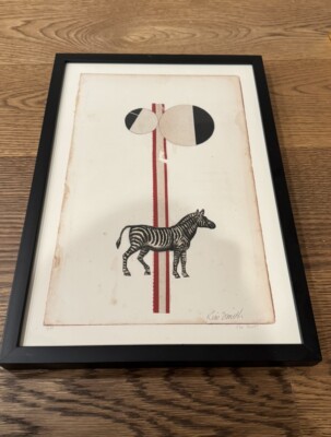 Kim Smith Reproduction Collage Zebra
