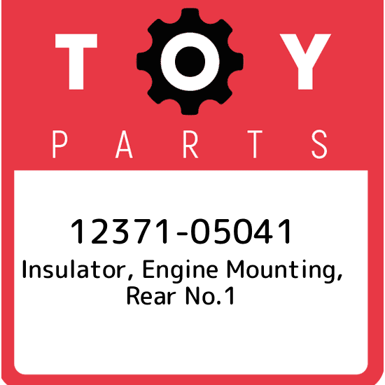 12371-05041 Toyota Insulator, engine mounting, rear no.1