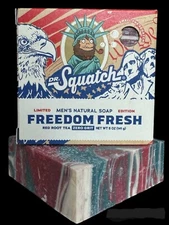 Dr Squatch Soap - Limited Edition - FREEDOM FRESH - 5oz Soap Bar