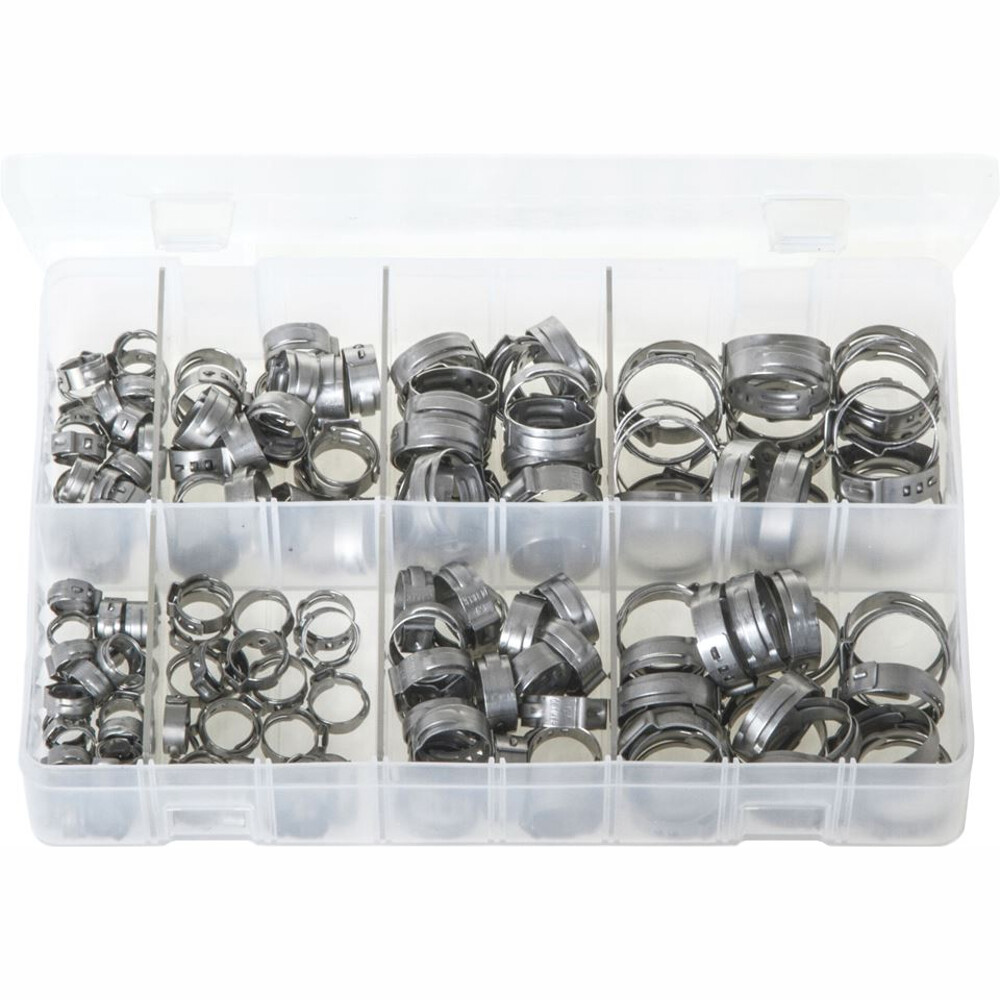 OETIKER '167' O-Clips - Single Ear Clamps. 160 Pieces. AB144