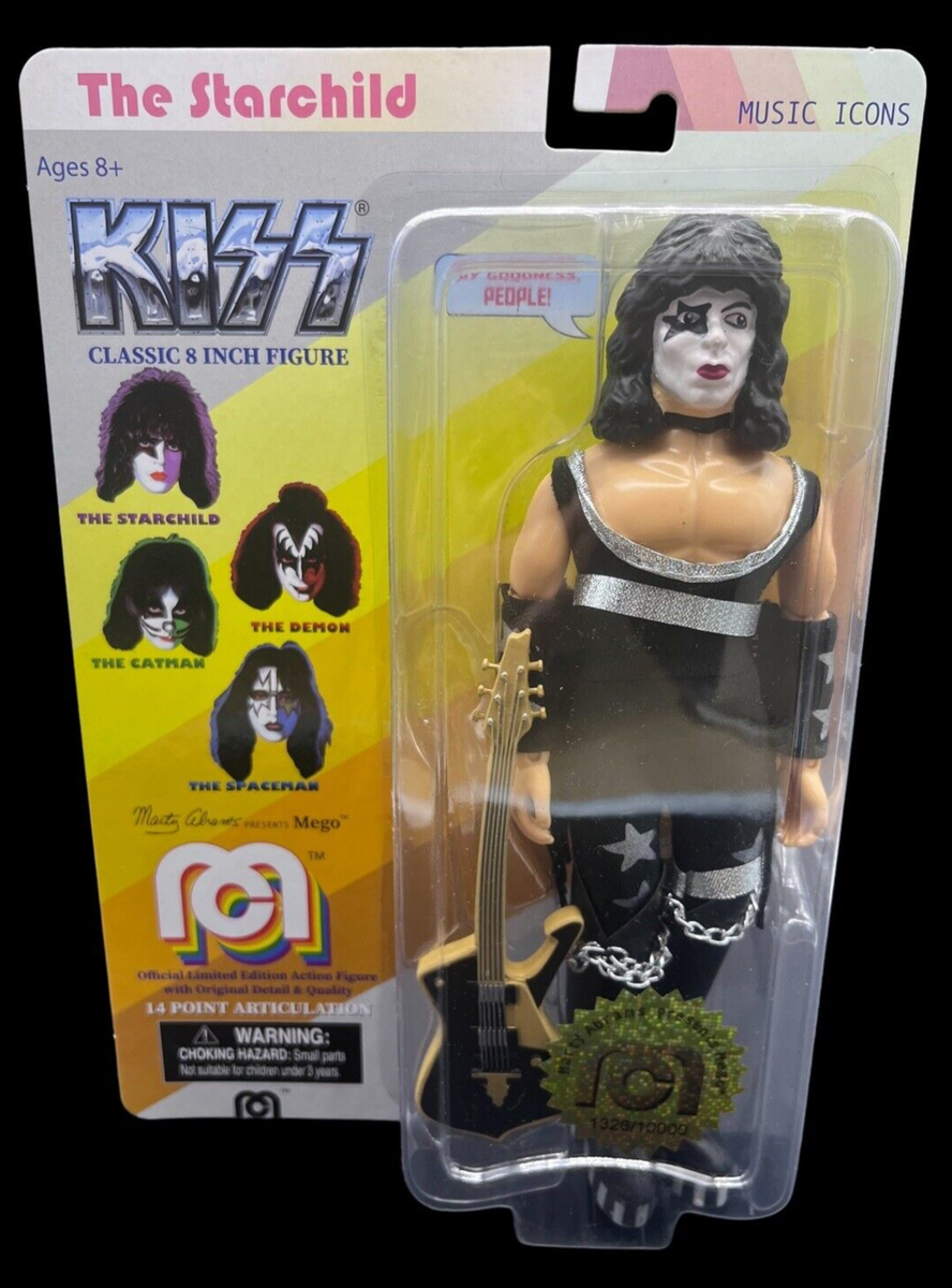 Mego KISS Music Icons Starchild PAUL STANLEY 8-inch Figure Doll 