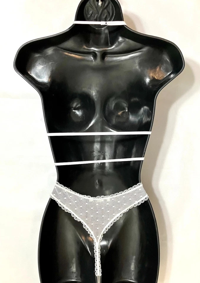 全新带标签 In Bloom Jonquil Lacy Point D'Esprit Teddy MGA097 象牙色 56 美元 — 第 4/4 张图片