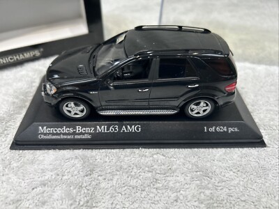 400034571 Mercedes ML 63 AMG 2006 W164 AMG Black Minichamps 1/43