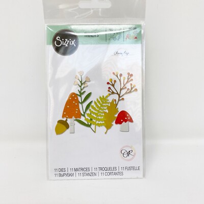 Sizzix Thinlits WINTER NATURE by Olivia Rose Metal Cutting Dies 665489 NEW
