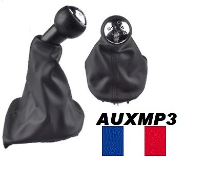 Pommeau Levier De Vitesse 5 Vitesses + Soufflet Pour Peugeot 207 307 308 407 607 - Neuf