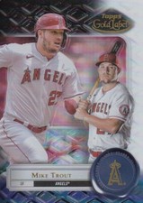 MIKE TROUT TOPPS GOLD LABEL CLASS 1 BASE LOS ANGELES ANGELS #43 2022 22