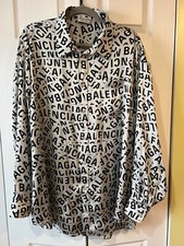 Balenciaga button down long sleeve shirt women. Good condition, gently used, lar