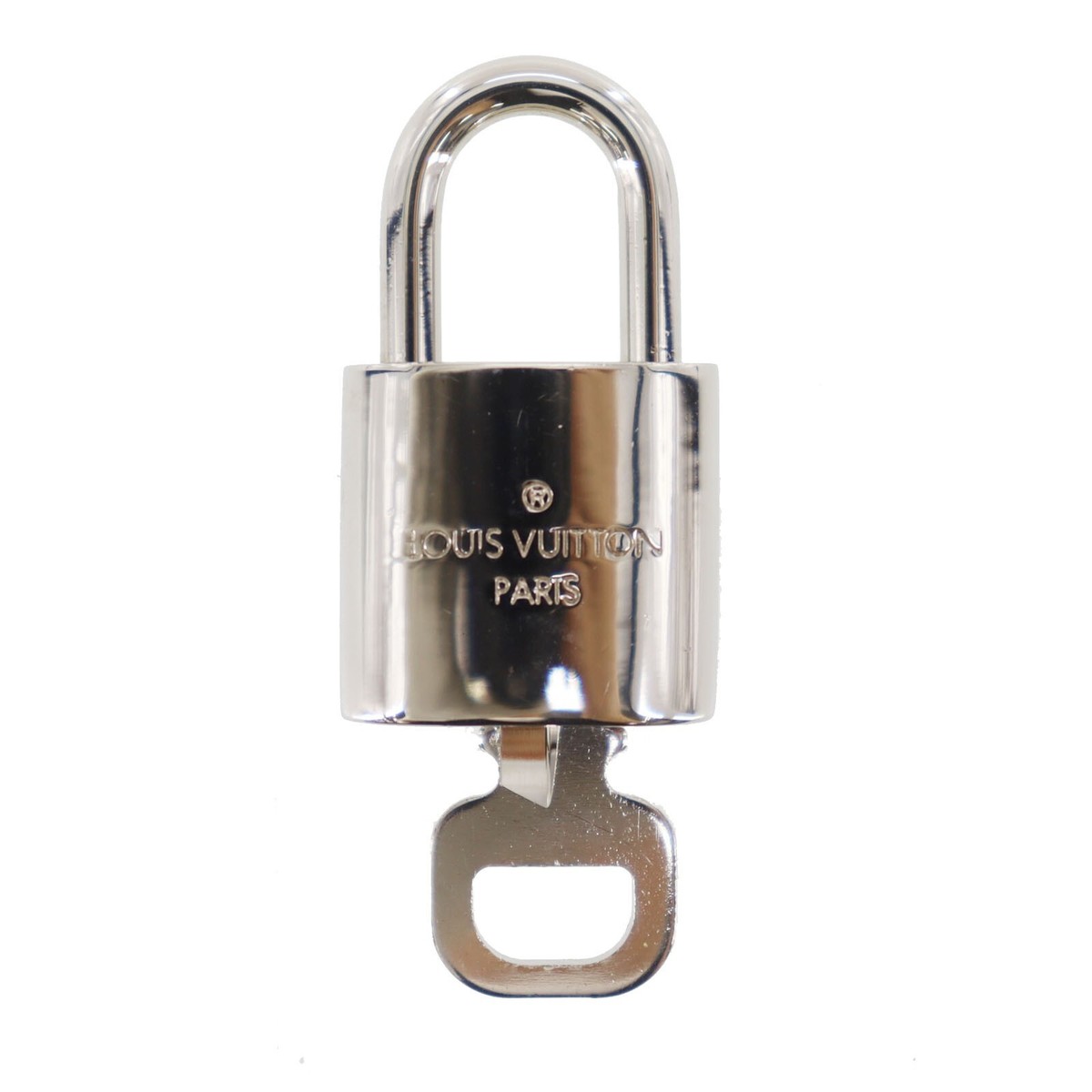 ルイヴィトン、パドルロック Vintage LV Louis Vuitton Padlock Lock & Key Angel Number 222