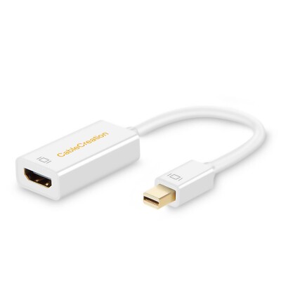 4K Mini DisplayPort to HDMI Adapter CableCreation Mini DP(Thunderbolt Port Co...