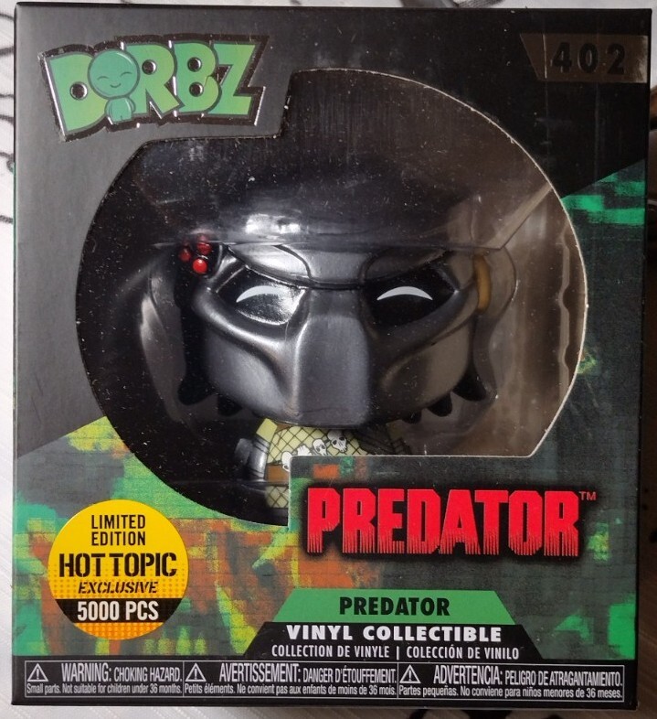 Sale Funko Dorbz Predator #402 Limited 5000 Piece Edition Hot Topic Exclusive