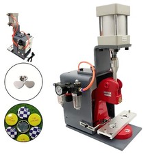 110V 20W Pneumatic Badge Machine Badge Making Machine Not Contain Molds
