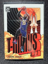 2021-22 DONRUSS OPTIC BASKETBALL LeBRON JAMES T-MINUS 3,2,1 INSERT #2 LA Lakers