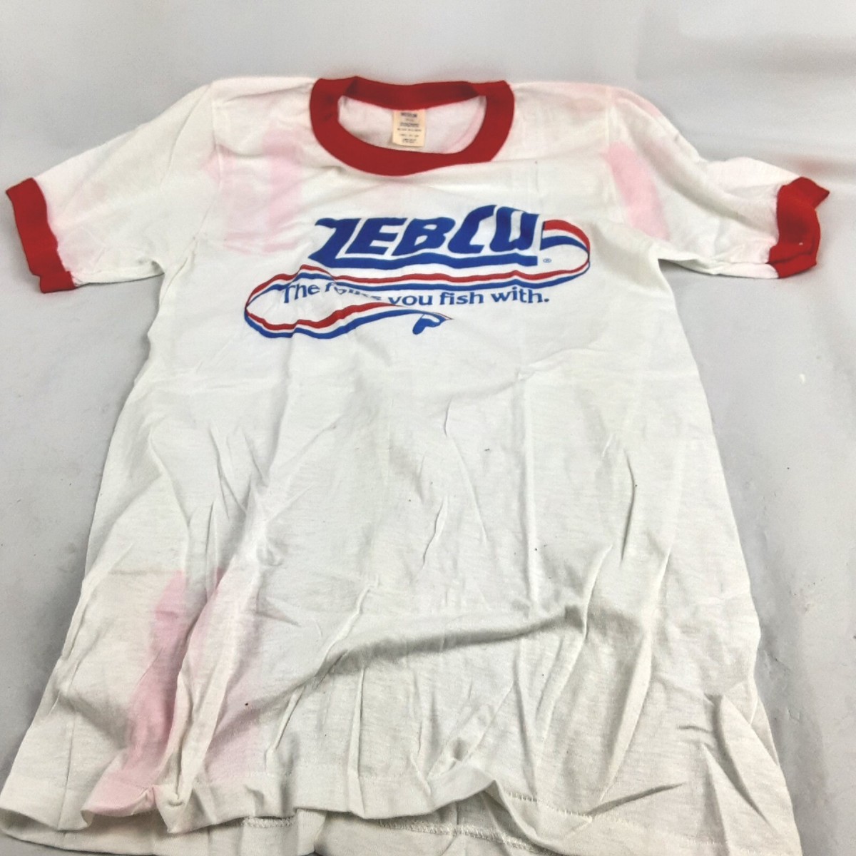 Vintage Zebco The Folks You Fish With Fishing T-Shirt M 38