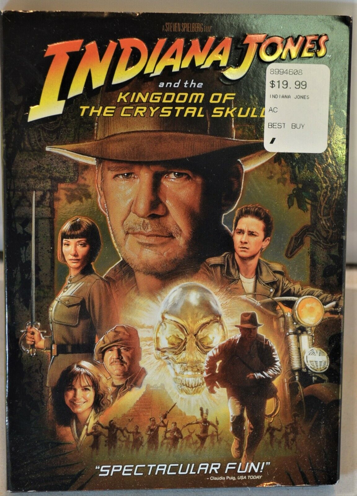 Indiana Jones and the Kingdom of the Crystal Skull (DVD, 2008) Pre Owned  97363418641