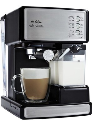Mr. Coffee BVMC-EM6701SS Espresso Maker and Cappuccino Machine - Silver