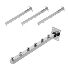 4PCS Waterfall Hook for Wall Mount: Heavy Duty Clothes Hanger Rack - 6 Ball