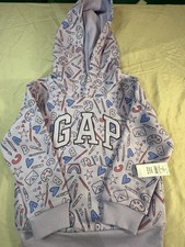 Baby Gap Sweater Artistic Crayons Paint Hearts NWT Sz 5T