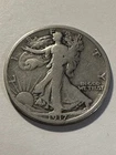 1917 S Walking Liberty Half Dollar 90% Silver Circulated  N644