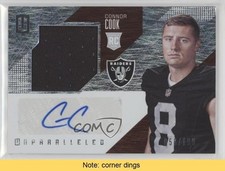 2016 Panini Unparalleled RPS Rookie Jersey /199 Connor Cook #222 Auto READ 0a1
