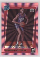 2021-22 Panini Donruss Rated Rookie Holo Pink Laser Brandon Boston Jr #239 mp7