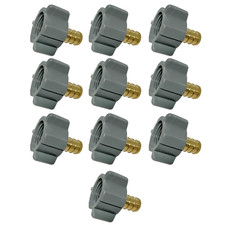 10 Pack  XFITTING 1/2" Pex-B x 1/2" Female NPT Swivel Adapter, Lead Free Brass