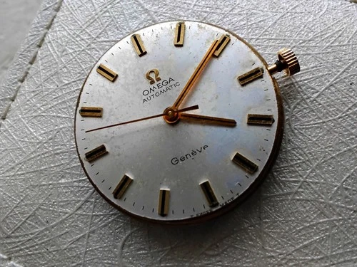Swiss Omega Geneva automatic watch movement for parts,  cal. 552, working