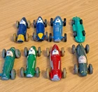 ZE100:  Collection of Vintage Dinky  Racing Cars - Alfa, Talbot, Farrari x 8