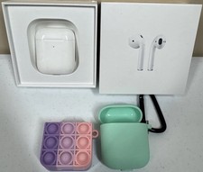 Apple AirPods 2nd Gen A1938 Wireless Bluetooth Earbuds with Case