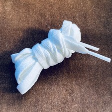 NIKE SB Stefan Janoski OEM shoelaces flat laces original White 39" inches approx