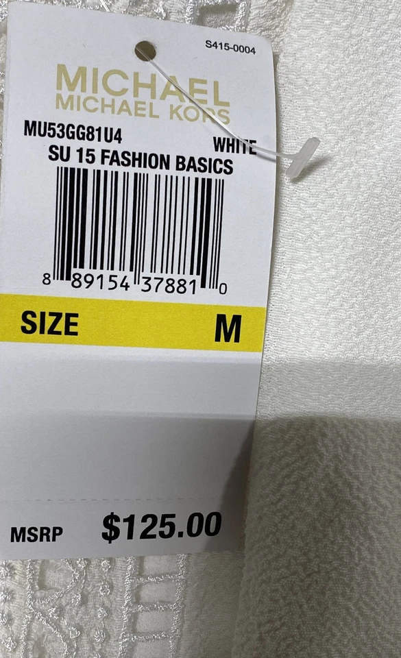 Michael Kors White Shorts - Size Medium - Image 4 of 4