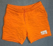 Billionaire Boys Club Orange Quilted Shorts Large "Stand Out Be The Cool Guy" ; 