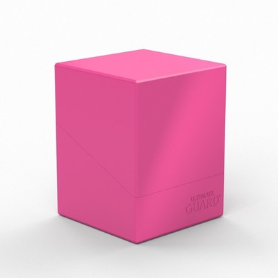 6 Ultimate Guard Solid Neon Pink Boulder 100+ Deck Boxes