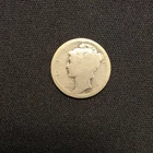 1  1918 MERCURY DIME Coin 10 cents, 90% SILVER Purity, PHILADELPHIA MINT