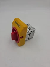 Baco SS3EV493A PR17 Rotary Disconnect Switch, 3-Pole, Rating: 25A 600VAC